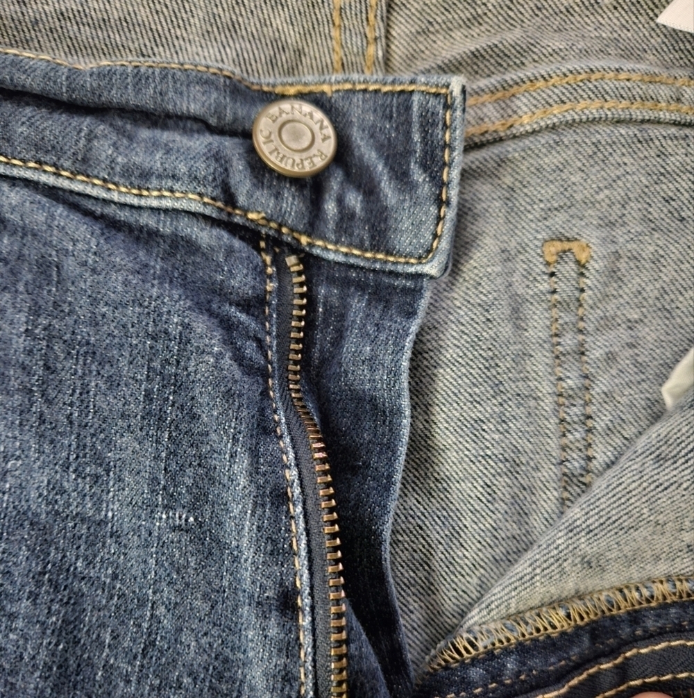 Banana Republic Women's Blue Jeans. Girlfriend Jean Size 32/14 - Picture 4 of 8